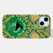 Coques Case-Mate iPhone Je suis une sorcière verte ! (Verso (horizontal))