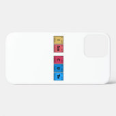 Coques Case-Mate iPhone Je suis une table périodique mignonne (Verso (horizontal))