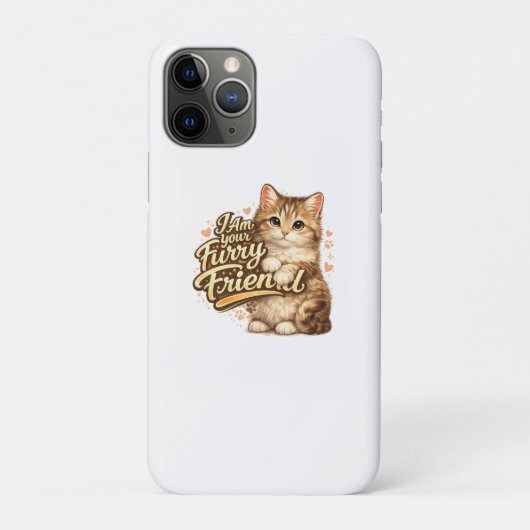 Coques Case-Mate iPhone Je suis votre ami à fourrure Conception de chat (Dos)