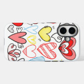 Coques Case-Mate iPhone Je T'Ai Tant Coeur (Verso (horizontal))