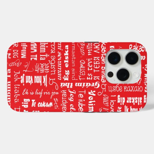 Coques Case-Mate iPhone Je T'Aime (Verso (horizontal))
