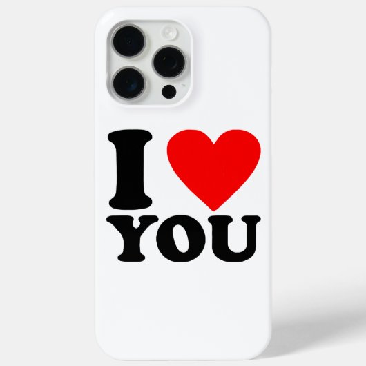Coques Case-Mate iPhone Je T'Aime (Verso)