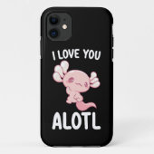 Coques Case-Mate iPhone Je t'aime Alotl Axolotl Saint Valentin (Dos)