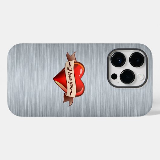 Coques Case-Mate iPhone Je t'aime Coque-coque iphone (Verso (horizontal))