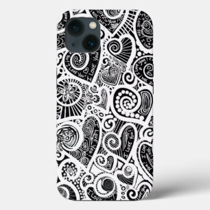 Case-Mate iPhone Case Je T'Aime Design D'Art Abstrait Scratch