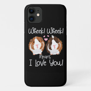 Case-Mate iPhone Case Je T'Aime Guinée Cochon Cavy Roddent