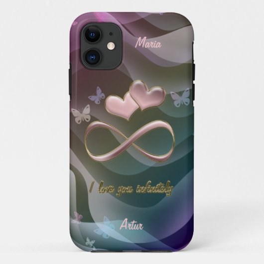 Coques Case-Mate iPhone Je t'aime infiniment (Dos)