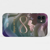 Coques Case-Mate iPhone Je t'aime infiniment (Dos (Horizontal))