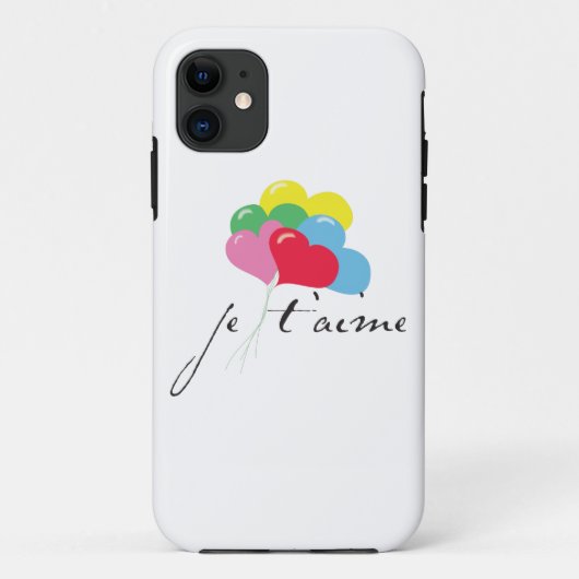 Coques Case-Mate iPhone Je' taime (Je t'aime) (Dos)