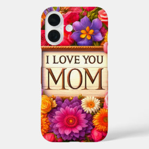 Coques iPhone 16 Je T'Aime Maman Téléphone