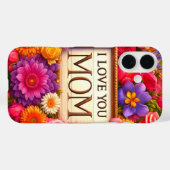 Coques Case-Mate iPhone Je T'Aime Maman Téléphone (Verso (horizontal))