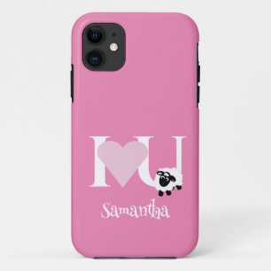 Case-Mate iPhone Case Je t'aime mignon caricature mouton rose