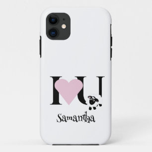 Case-Mate iPhone Case Je t'aime Mignonne Cartoon Sheep Coque-Mate iPhone