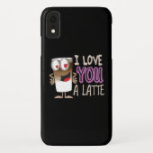 Coques Case-Mate iPhone Je t'aime un latte (Dos)