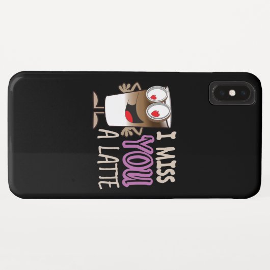 Coques Case-Mate iPhone Je te manque une latte (Dos (Horizontal))