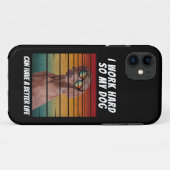 Coques Case-Mate iPhone je travaille dur pour que mon chien puisse avoir u (Dos (Horizontal))