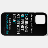 Coques Case-Mate iPhone Je Vais Battre...Dysautonomia (Verso (horizontal))