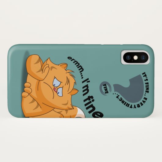 Coques Case-Mate iPhone Je vais bien Tout va bien | (Dos (Horizontal))