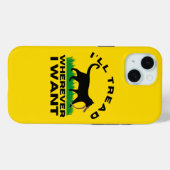 Coques Case-Mate iPhone Je vais filer où je veux (Verso (horizontal))