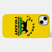 Coques Case-Mate iPhone Je vais filer où je veux (Verso (horizontal))