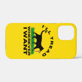 Coques Case-Mate iPhone Je vais filer où je veux (Verso (horizontal))