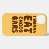 Coques Case-Mate iPhone Je Veux Manger Des Bars À Choco (Verso (horizontal))