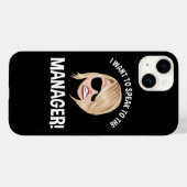 Coques Case-Mate iPhone Je veux parler au responsable ! Mème de Karen (Verso (horizontal))