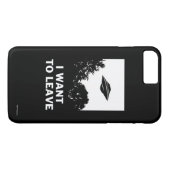 Coques Case-Mate iPhone Je Veux Partir (Dos (Horizontal))