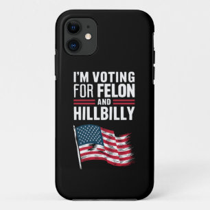 Case-Mate iPhone Case Je Vote Pour Le Criminel & Le Hillbilly 2024 Pro