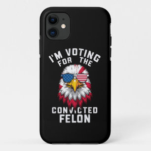 Case-Mate iPhone Case Je vote pour le délinquant condamné drôle pro Trum