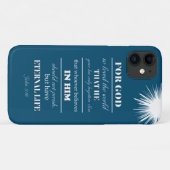 Coques Case-Mate iPhone Jean 3:16 Bible Verse inspirant (Dos (Horizontal))