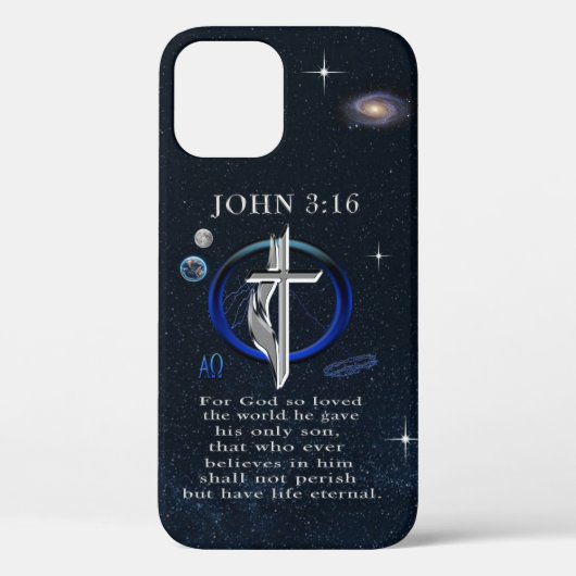 Coques Case-Mate iPhone Jean 3:16 chrétien  (Verso)