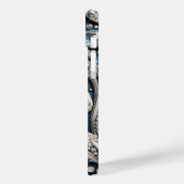 Coques Case-Mate iPhone Jean à strass et gemmes Denim & Diamonds  (Verso / Gauche)