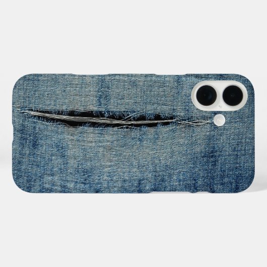 Coques Case-Mate iPhone Jean déchiré (Verso (horizontal))