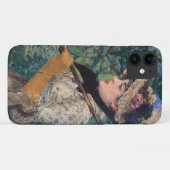 Coques Case-Mate iPhone Jeanne (Printemps) Par Édouard Manet (Dos (Horizontal))
