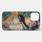 Coques Case-Mate iPhone Jeanne (Printemps) Par Édouard Manet (Verso (horizontal))