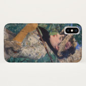 Coques Case-Mate iPhone Jeanne (Printemps) Par Édouard Manet (Dos (Horizontal))
