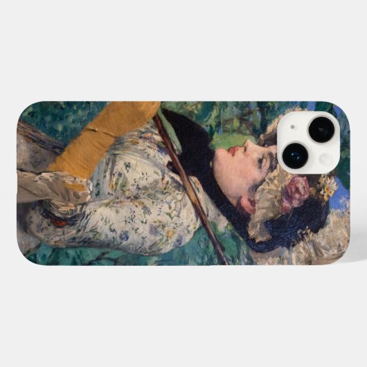 Coques Case-Mate iPhone Jeanne (Printemps) Par Édouard Manet (Verso (horizontal))