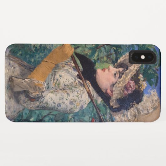 Coques Case-Mate iPhone Jeanne (Printemps) Par Édouard Manet (Dos (Horizontal))