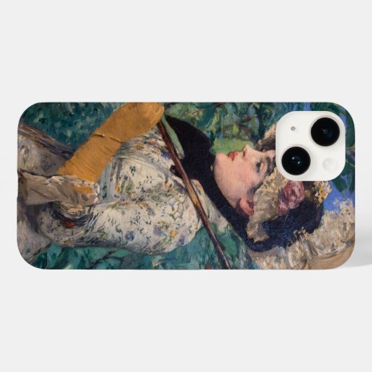 Coques Case-Mate iPhone Jeanne (Printemps) Par Édouard Manet (Verso (horizontal))