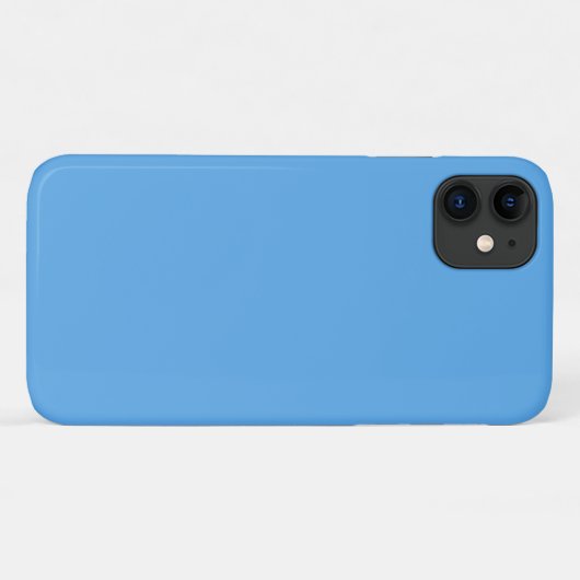 Coques Case-Mate iPhone Jeans bleus (couleur solide) (Dos (Horizontal))