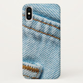 Coques Case-Mate iPhone Jeans Bleus Favoris Confortables (Dos)