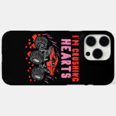 Coques Case-Mate iPhone J'écrase Coeurs Monster Truck Toddler Boys Valenti (Verso (horizontal))