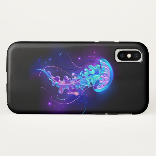 Coques Case-Mate iPhone Jellyfish éclatante couleur (Dos (Horizontal))