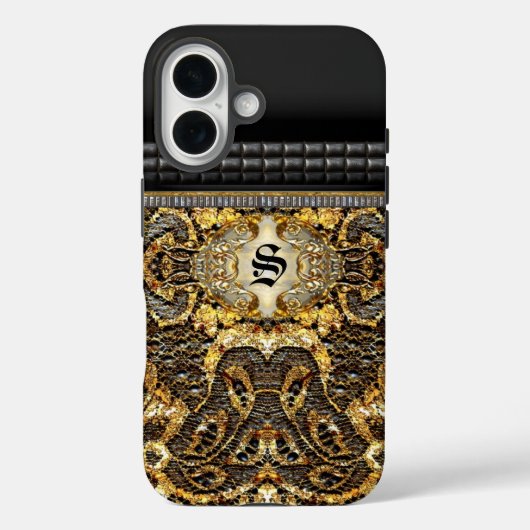 Coques Case-Mate iPhone Jenner Elegant Motif Monogramme (Verso)