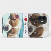 Coques Case-Mate iPhone J'Entends Mon Cavalier Roi Charles Espagnol (Dos (Horizontal))