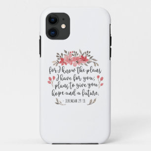 Case-Mate iPhone Case Jeremiah 29 11 - Car Je Connais Les Plans - Floral