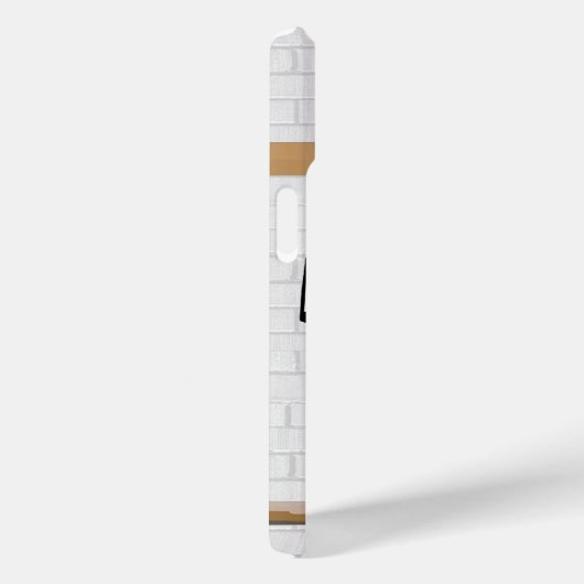 Coques Case-Mate iPhone Jersey de football noir blanc personnalisé (Verso / Droite)