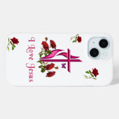 Coques Case-Mate iPhone Jésus (Verso (horizontal))