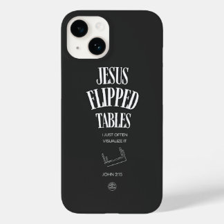 Coque Pour iPhone 14 Jésus a renversé les tables – Je le visualise just